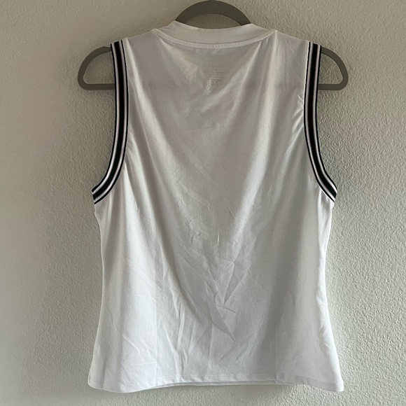 VARLEY | Effortless Athleisure Wellings Performance Tank in White | Size S - Picture 6 of 9